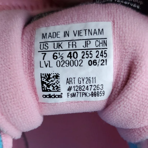 Adidas X LEGO Sport J Collaboration Running Shoes Size 8 - Picture 13 of 16